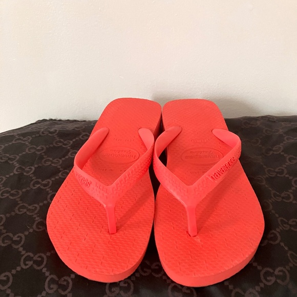 HAVAINAS PLATFORM CORAL FLIP FLOPS - Picture 6 of 11